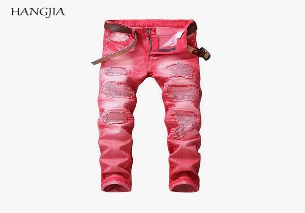 mens tiedyed pleated jeans high street trend wshed hole vintage denim pants europe and america urban solid color biker jean3095629, Blue
mens tiedyed pleated jeans high street trend wshed hole vintage denim pants europe and america urban solid color biker jean3095629, Blue