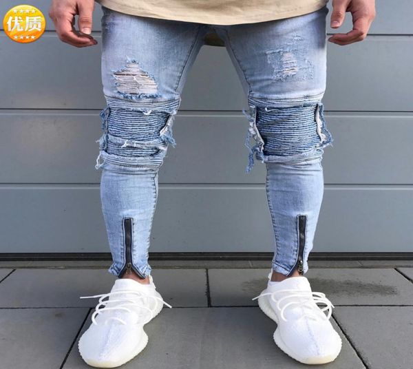 men hip hop gloria jeans hole cowboy elastic foot zipper fashion denim joggers mens jeans4132610, Blue
men hip hop gloria jeans hole cowboy elastic foot zipper fashion denim joggers mens jeans4132610, Blue