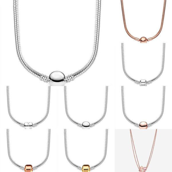 2023 new s925 silver pendant necklaces for women designer jewelry original diy fit pandora moments snake chain necklace fashion clavicle cha
2023 new s925 silver pendant necklaces for women designer jewelry original diy fit pandora moments snake chain necklace fashion clavicle cha