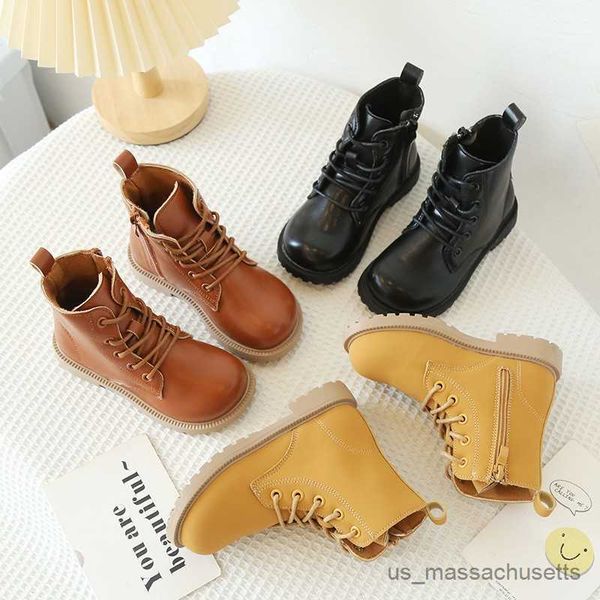 boots kids girls spring autumn lace-up ankle boots high shoes for baby children boys fashion work boots size r230822, Black;grey
boots kids girls spring autumn lace-up ankle boots high shoes for baby children boys fashion work boots size r230822, Black;grey