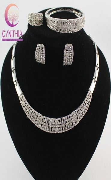 fashion 18k white gold plated bridal jewelry sets for women trendy rhinestone necklace bangle earrings ring africa jewelry set jew2559753, Black
fashion 18k white gold plated bridal jewelry sets for women trendy rhinestone necklace bangle earrings ring africa jewelry set jew2559753, Black