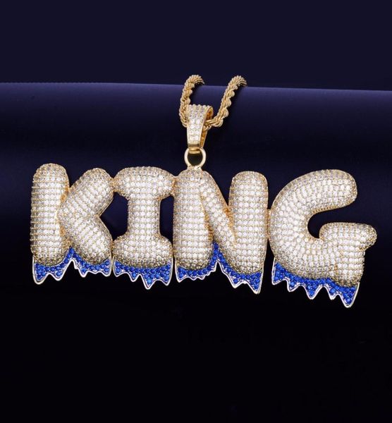 custom name blue drip bubble letters pendants men039s necklaces zircon hip hop jewelry with gold silver rope chain for gift9346004
custom name blue drip bubble letters pendants men039s necklaces zircon hip hop jewelry with gold silver rope chain for gift9346004