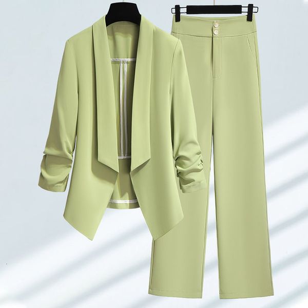 women's two piece pants women spring summer green blazer pants two pieces sets office lady graceful thin suit jacket trousers outfits w, White
women's two piece pants women spring summer green blazer pants two pieces sets office lady graceful thin suit jacket trousers outfits w, White