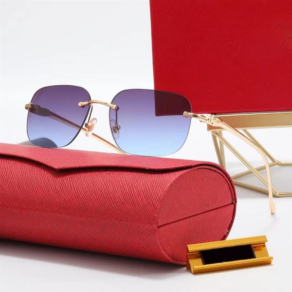 designer sunglasses for men woman frame round luxury brand carti sun glasses men women buffs ovel rimless frameless metal panther 188t, White;black
designer sunglasses for men woman frame round luxury brand carti sun glasses men women buffs ovel rimless frameless metal panther 188t, White;black
