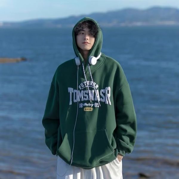 men's hoodies sweatshirts men's fashion letter fleece hoodies autumn tracksuit male hooded sweatshirts high street long sleeve y2k, Black
men's hoodies sweatshirts men's fashion letter fleece hoodies autumn tracksuit male hooded sweatshirts high street long sleeve y2k, Black