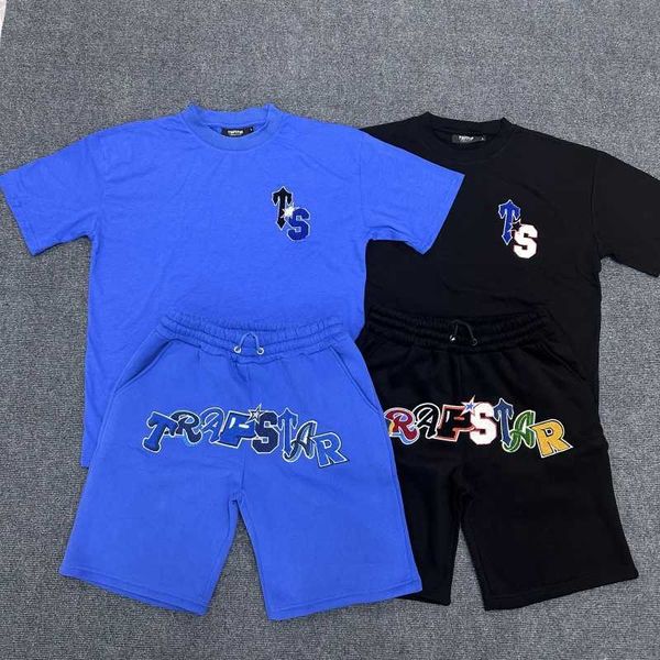 embroidered tshirt streetwear new arrivals trapstar black blue suit summer short-sleeved short cotton crew neck t-shirt, Black;brown
embroidered tshirt streetwear new arrivals trapstar black blue suit summer short-sleeved short cotton crew neck t-shirt, Black;brown