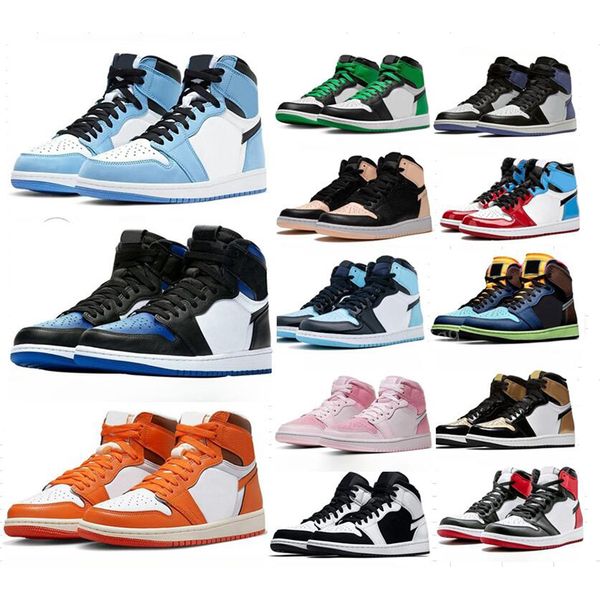 men 1 basketball shoes jumpman 1s mens women trainer black white panda patent university blue hype royal dark mocha shadow heritage bred spo
men 1 basketball shoes jumpman 1s mens women trainer black white panda patent university blue hype royal dark mocha shadow heritage bred spo