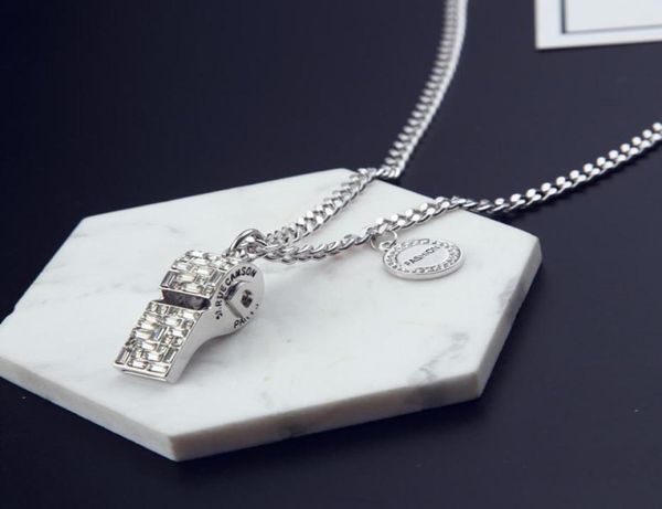 new trend korean diamond whistle pendant sweater chain whistle necklace female jewelry temperament fashion jewelry long necklace6331314, Silver
new trend korean diamond whistle pendant sweater chain whistle necklace female jewelry temperament fashion jewelry long necklace6331314, Silver