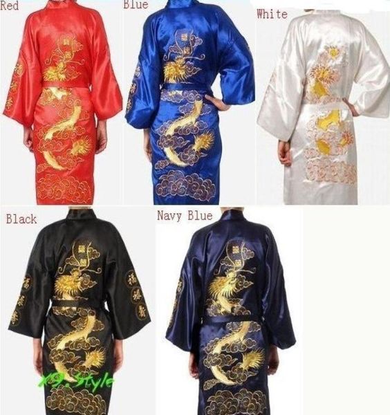 embroidery dragon chinese silk men039s bathrobe kimono robe gown black red blue white navy 0805484456133, Black;brown
embroidery dragon chinese silk men039s bathrobe kimono robe gown black red blue white navy 0805484456133, Black;brown