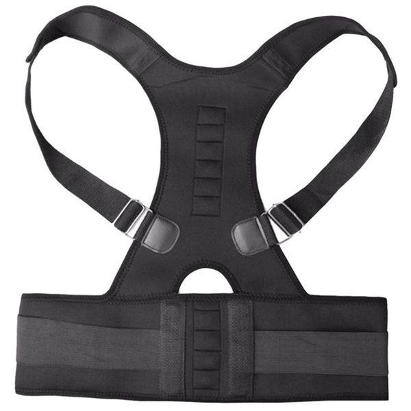 spine support belt magnetic posture corrector neoprene back corset brace straightener shoulder back belt243d, Black;blue
spine support belt magnetic posture corrector neoprene back corset brace straightener shoulder back belt243d, Black;blue