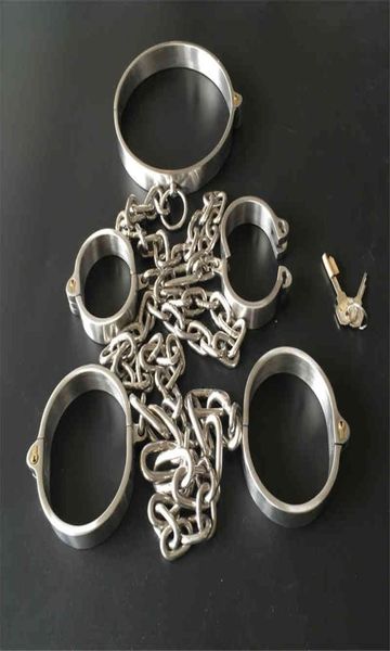 toys 304 stainless steel lockable neck collar hand ankle cuffs femdom slave bondage handcuffs leg restraints7442839
toys 304 stainless steel lockable neck collar hand ankle cuffs femdom slave bondage handcuffs leg restraints7442839