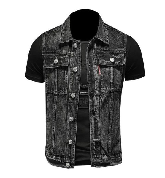 men039s vests s5xl denim vest men sleeveless jacket casual jeans coat ripped slim fit male waistcoat turndown collar streetwe4457505, Black;white
men039s vests s5xl denim vest men sleeveless jacket casual jeans coat ripped slim fit male waistcoat turndown collar streetwe4457505, Black;white