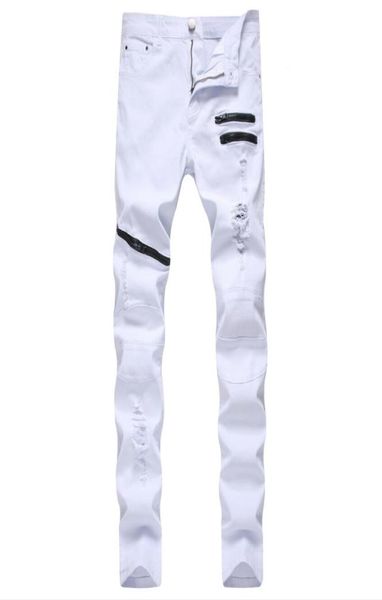 2021 mens jeans distressed motorcycle biker rock skinny slim ripped hole stripe fashionable zipper design denim pants1626274, Blue
2021 mens jeans distressed motorcycle biker rock skinny slim ripped hole stripe fashionable zipper design denim pants1626274, Blue