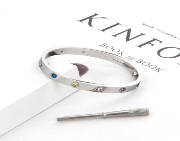 316l titanium steel couple jewelry colorful stone carter love bangle for women men screwdriver love screw bracelets femme pulseira4150069, Black
316l titanium steel couple jewelry colorful stone carter love bangle for women men screwdriver love screw bracelets femme pulseira4150069, Black