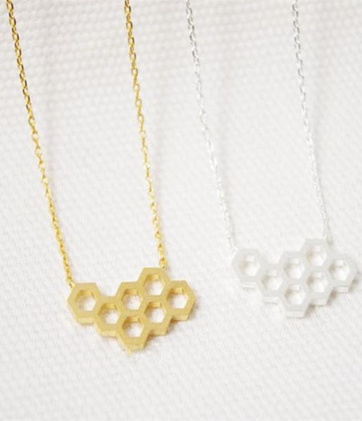 fashion honeycomb pendant geometric hexagon shape design lady039s rose glod necklace gift for women and men2591347, Silver
fashion honeycomb pendant geometric hexagon shape design lady039s rose glod necklace gift for women and men2591347, Silver