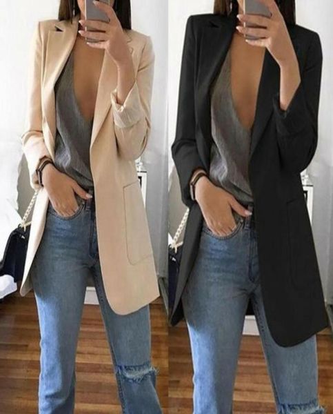 2023 new arrival women ladies long sleeve cardigan slim jackets suit coat work jacket casual mid coat lapel5240165, White;black
2023 new arrival women ladies long sleeve cardigan slim jackets suit coat work jacket casual mid coat lapel5240165, White;black
