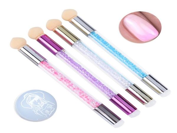 dual head nail art sponge brush powder dotting gradient nail pen accessories nail art tools kit8704244, Silver
dual head nail art sponge brush powder dotting gradient nail pen accessories nail art tools kit8704244, Silver