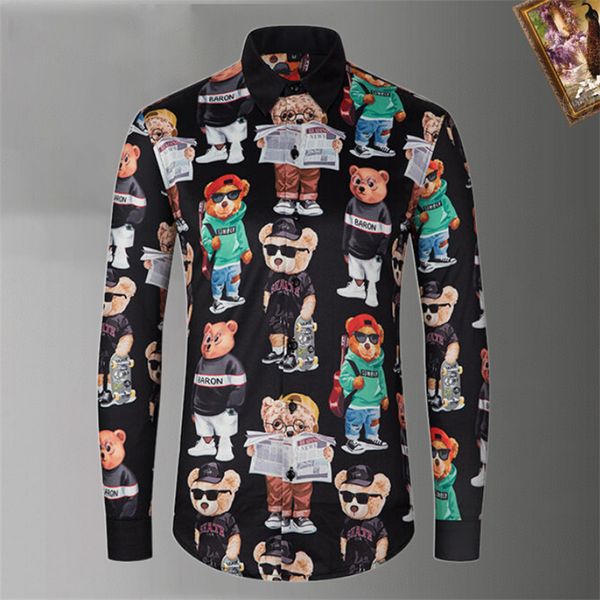 2023 mens shirt luxury designer fashion trend wear long sleeve business casual brand spring slimming -3xl #040, White;black
2023 mens shirt luxury designer fashion trend wear long sleeve business casual brand spring slimming -3xl #040, White;black