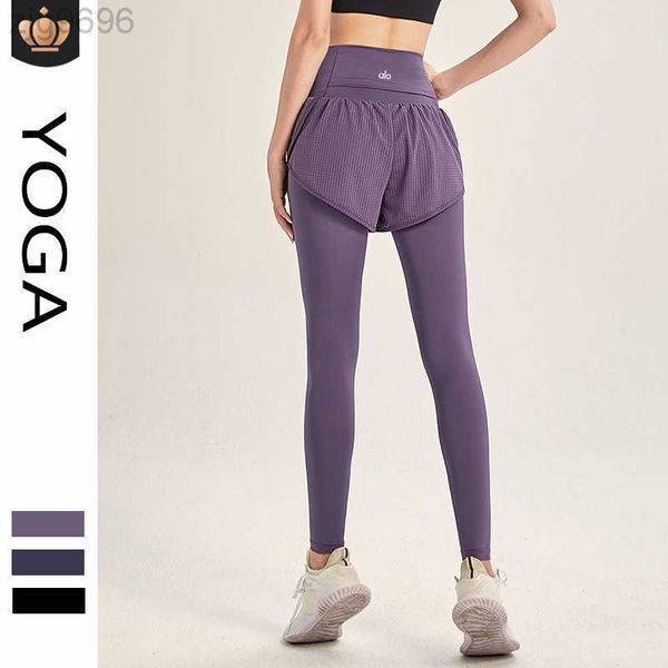 desginer al yoga new pants fake two piece quick drying tight high waist hip lifting sports fitness pants, Black
desginer al yoga new pants fake two piece quick drying tight high waist hip lifting sports fitness pants, Black