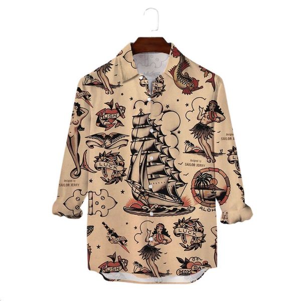 men's casual shirts vintage mermaid long sleeve shirt autumn fashion t street dress hip hop show retrp for men 230822, White;black
men's casual shirts vintage mermaid long sleeve shirt autumn fashion t street dress hip hop show retrp for men 230822, White;black