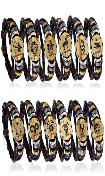 12 zodiac sings bracelets fashion jewelry leather men039s and women039s bracelets casual personality alloy vintage punk brac4007825, Black
12 zodiac sings bracelets fashion jewelry leather men039s and women039s bracelets casual personality alloy vintage punk brac4007825, Black