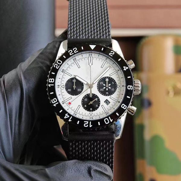 men's quartz watch designer classic 43mm watch rubber strap stainless steel dial aa sapphire waterproof watch montre de luxe, Slivery;brown
men's quartz watch designer classic 43mm watch rubber strap stainless steel dial aa sapphire waterproof watch montre de luxe, Slivery;brown