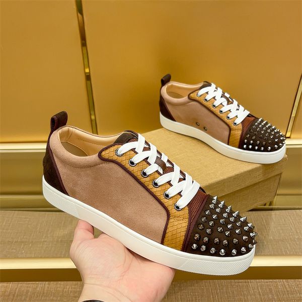 luxury shoes red bottom shoes men's shoes rivets spikes women red soled low-leather all-match casual sneakers wedding dress prom footwe, Black
luxury shoes red bottom shoes men's shoes rivets spikes women red soled low-leather all-match casual sneakers wedding dress prom footwe, Black