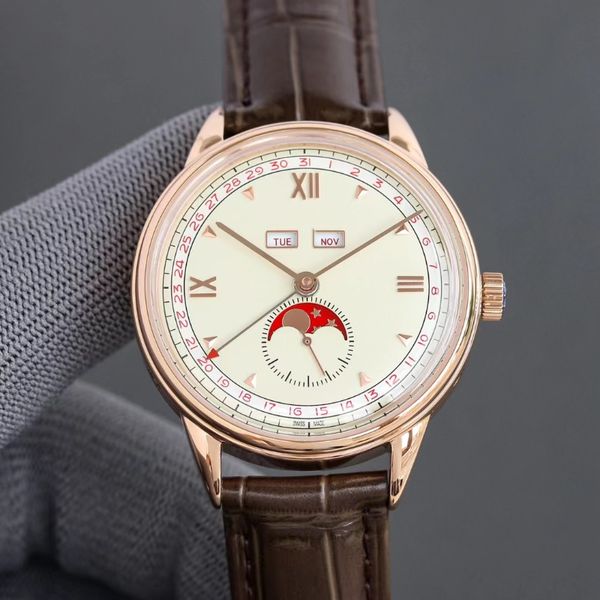 full function complex men's watch leisure business perfect restore all functions sapphire mirror cowhide bronzing process the highest v, Slivery;brown
full function complex men's watch leisure business perfect restore all functions sapphire mirror cowhide bronzing process the highest v, Slivery;brown