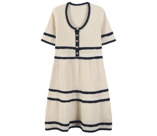720 2021 spring summer brand same style dress short sleeve crew neck a line mid calf kint dress luxury womens clothes flora print 4872883, Black
720 2021 spring summer brand same style dress short sleeve crew neck a line mid calf kint dress luxury womens clothes flora print 4872883, Black