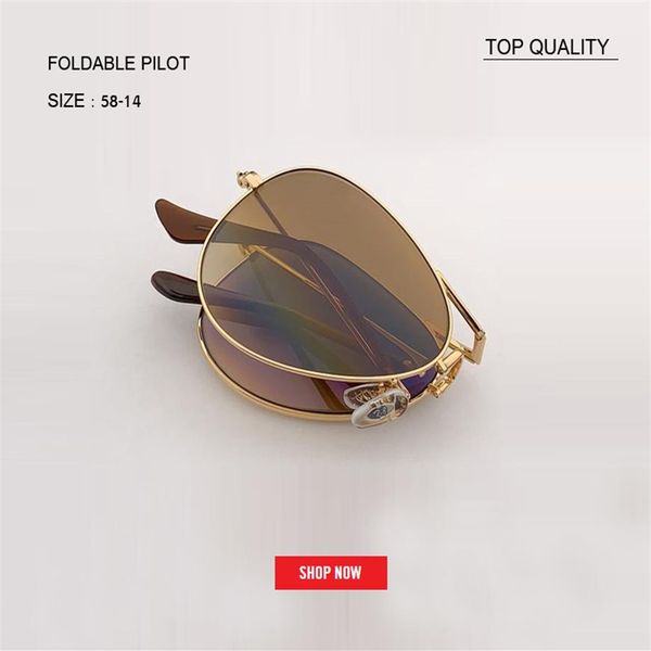 grade metal frame vintage sunglass folding sunglasses women brand designer men driving foldable gradient aviation gafas uv400 214a, White;black
grade metal frame vintage sunglass folding sunglasses women brand designer men driving foldable gradient aviation gafas uv400 214a, White;black