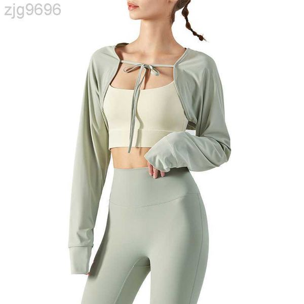 desginer alos yoga jacketal shawl versatile sports fitness outdoor casual quick drying coat long sleeve women's sweetheart thin 23ss, Black;brown
desginer alos yoga jacketal shawl versatile sports fitness outdoor casual quick drying coat long sleeve women's sweetheart thin 23ss, Black;brown
