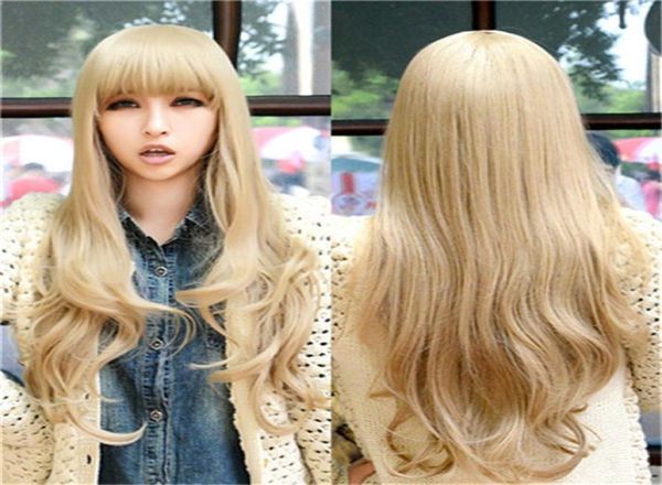 woodfestival women wig with bangs long curly blonde wigs natural heat resistant synthetic fiber hair wavy fashion7834559, Black
woodfestival women wig with bangs long curly blonde wigs natural heat resistant synthetic fiber hair wavy fashion7834559, Black