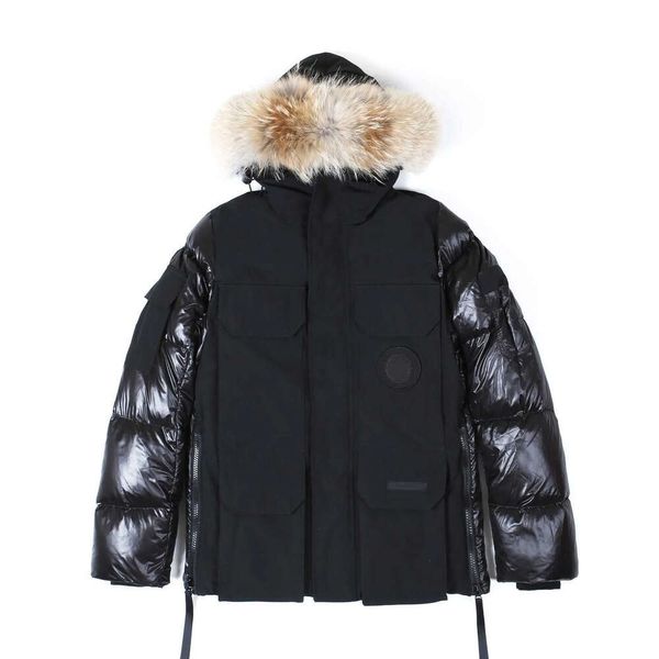 canadian designer puffer jacket winter men gooses down jackets homme outdoor jassen outerwear real coyote fur hooded fourrure jacket, Black
canadian designer puffer jacket winter men gooses down jackets homme outdoor jassen outerwear real coyote fur hooded fourrure jacket, Black