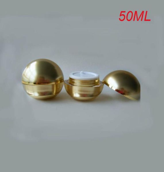 100pcs 50g gold acrylic ball shape cream plastic jar for eye cream 50g day cream capsule moisturizer gel cosmetic ball jar3764061
100pcs 50g gold acrylic ball shape cream plastic jar for eye cream 50g day cream capsule moisturizer gel cosmetic ball jar3764061