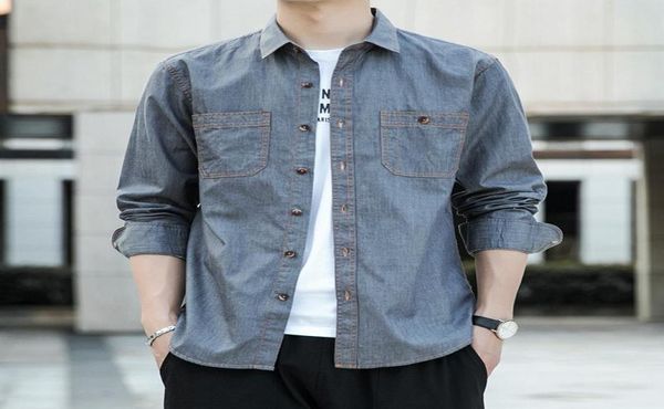 men039s casual shirts 2021 spring summer chambray slim denim shirt fashion cotton japanese chest pocket allmatch daily wear8666703, White;black
men039s casual shirts 2021 spring summer chambray slim denim shirt fashion cotton japanese chest pocket allmatch daily wear8666703, White;black