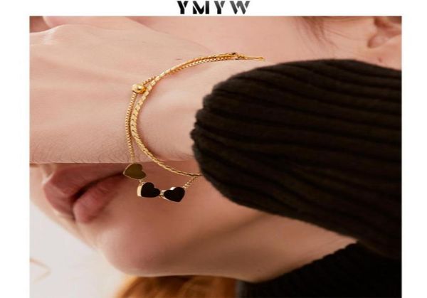 cute heart stainless steel double layered jewelry bracelet simple metal texture 18 k fashion bijoux ete 2021gift charm bracelets5668190, Golden;silver
cute heart stainless steel double layered jewelry bracelet simple metal texture 18 k fashion bijoux ete 2021gift charm bracelets5668190, Golden;silver