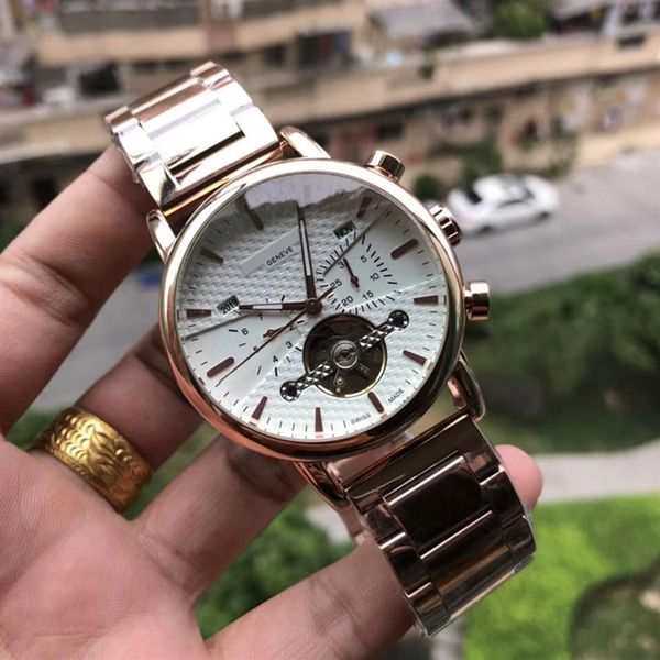 brand mens watches 41mm flywheel luxury wristwatches automatic mechanical business stainless steel band watch for men christma233q, Slivery;brown
brand mens watches 41mm flywheel luxury wristwatches automatic mechanical business stainless steel band watch for men christma233q, Slivery;brown