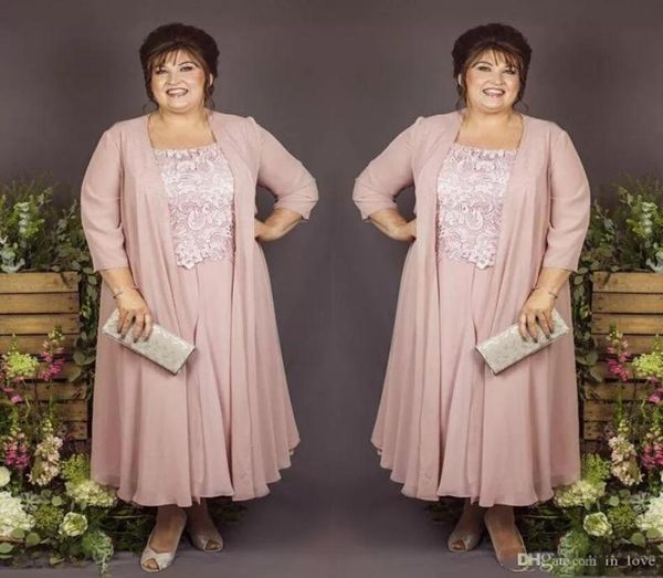 new ankle length plus size mother of bride dress with coat lace chiffon 34 sleeve mother of groom suit wedding party gowns5299103, Black;red
new ankle length plus size mother of bride dress with coat lace chiffon 34 sleeve mother of groom suit wedding party gowns5299103, Black;red