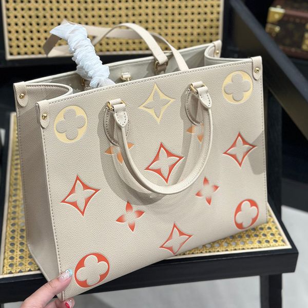 classic onthego handbag embossing flower tote bag shopping bag shoulder crossbody purse genuine leather large capacity women letter clutch p
classic onthego handbag embossing flower tote bag shopping bag shoulder crossbody purse genuine leather large capacity women letter clutch p