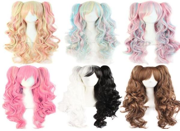 long wavy cosplay wig 65cm purple pink ombre two ponytails synthetic hair heat resistant wigs for women6322845, Black
long wavy cosplay wig 65cm purple pink ombre two ponytails synthetic hair heat resistant wigs for women6322845, Black