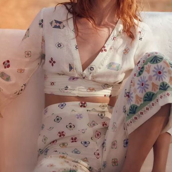 women s two piece pants summer linen print tank with elasticated waist and loose trousers chic bohemian style 230822, White
women s two piece pants summer linen print tank with elasticated waist and loose trousers chic bohemian style 230822, White