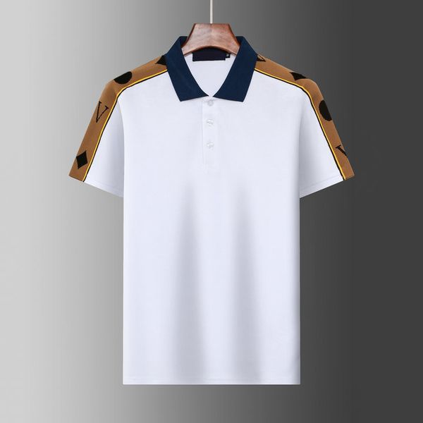summer brand mens polos luxury designer polo shirts men's casual polo fashion print embroidery tees, White;black
summer brand mens polos luxury designer polo shirts men's casual polo fashion print embroidery tees, White;black