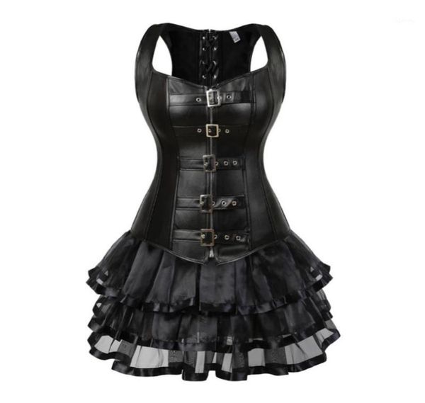 steampunk lace up back waist trainer body shaper buckle bustier overbust corset dress faux leather corsets mini skirt tutu plus bu9288060, Black;white
steampunk lace up back waist trainer body shaper buckle bustier overbust corset dress faux leather corsets mini skirt tutu plus bu9288060, Black;white