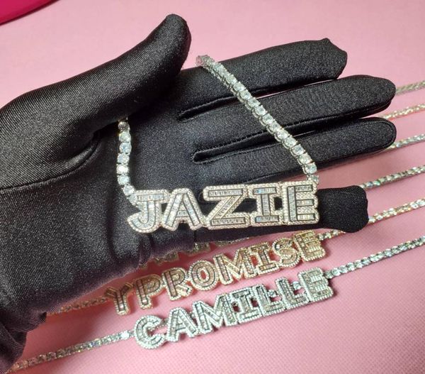 customized letter name necklace with zircon tennis chain iced out letters with tennis chain choker necklace for women1912831, Silver
customized letter name necklace with zircon tennis chain iced out letters with tennis chain choker necklace for women1912831, Silver