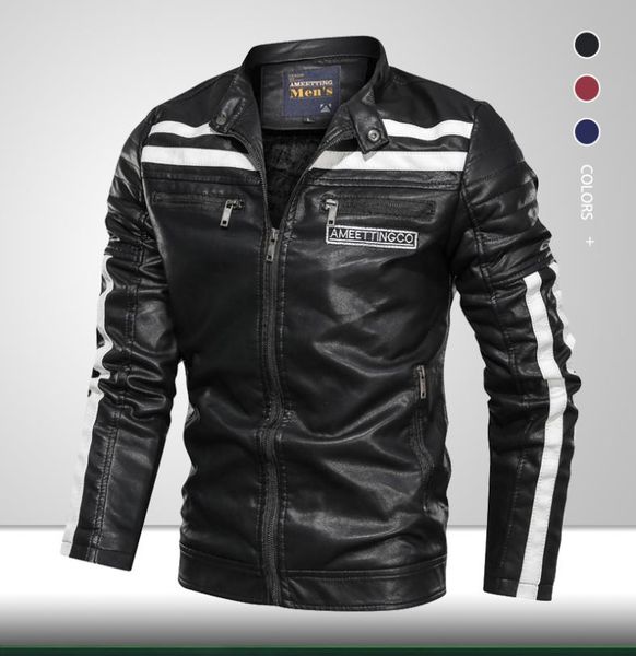 men039s motorcycle leather jacket 2020 winter men fashion casual biker jacket coat male stand collar warm pu outwe3493712, Black
men039s motorcycle leather jacket 2020 winter men fashion casual biker jacket coat male stand collar warm pu outwe3493712, Black