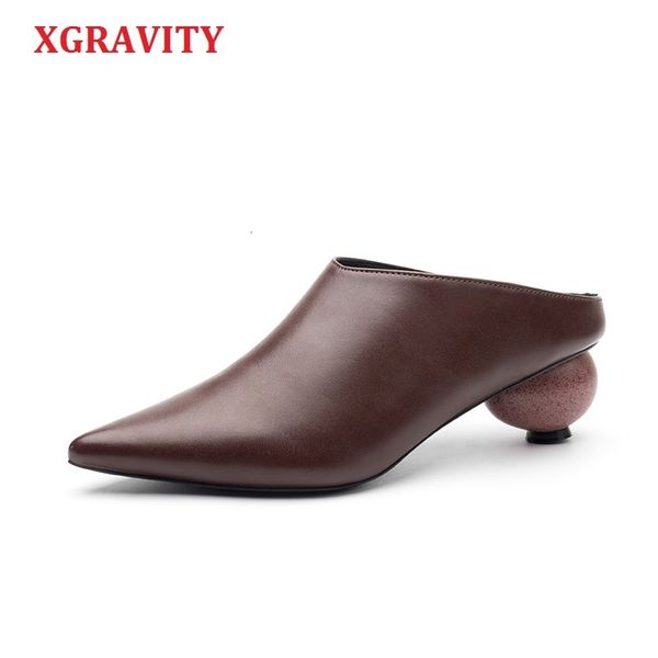 sandals xgravity s pebble heel ball heel women fashion sandals elegant genuine leather elegant comfy ladies shoes female a071 230803, Black
sandals xgravity s pebble heel ball heel women fashion sandals elegant genuine leather elegant comfy ladies shoes female a071 230803, Black