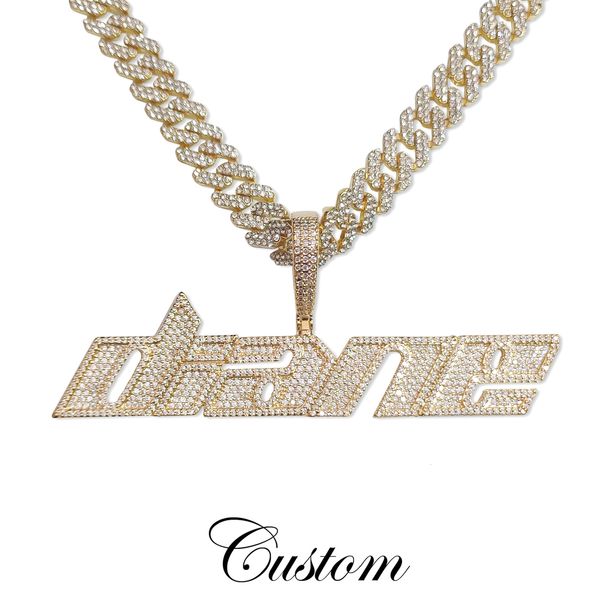 strands strings custom sharp style letters nameplate sparkling custom name choker personalised pendant with cuban chain punk jewelry 230822, Black
strands strings custom sharp style letters nameplate sparkling custom name choker personalised pendant with cuban chain punk jewelry 230822, Black