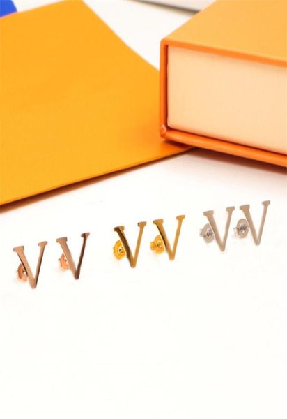 classic letters designer charm earrings titanium steel studs european american couple jewelry with stamps1254276, Golden 
classic letters designer charm earrings titanium steel studs european american couple jewelry with stamps1254276, Golden