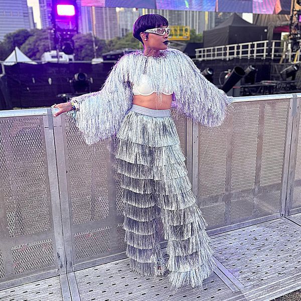 women s two piece pants silver tassel set performance clothing hipster o neck long sleeve crop high waist elastic streetwear 230822, White
women s two piece pants silver tassel set performance clothing hipster o neck long sleeve crop high waist elastic streetwear 230822, White
