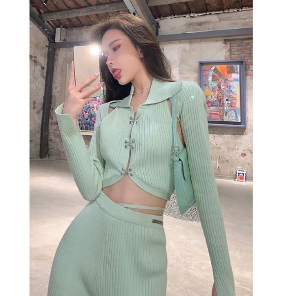 fashion knitted two pieces set women crop bandage halter long sleeve wide leg high waist pants summer korean outfits8536132, Black
fashion knitted two pieces set women crop bandage halter long sleeve wide leg high waist pants summer korean outfits8536132, Black
